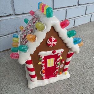 Lighted Musical Gingerbread House Christmas Decor Tested Working Candy Lights